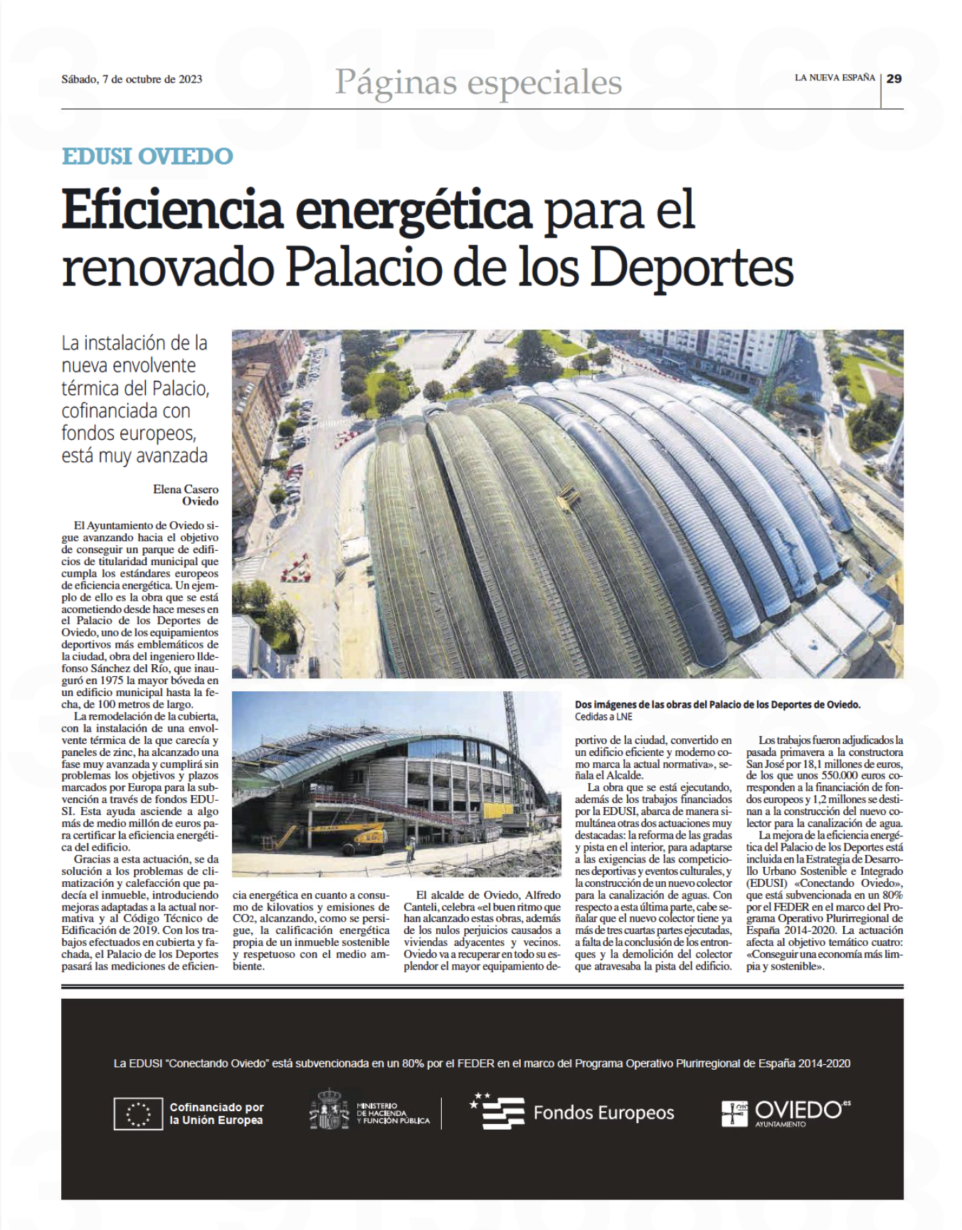Eficiencia energética para el renovado Palacio de los Deportes